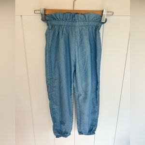 Shien girls paper bag denim pants